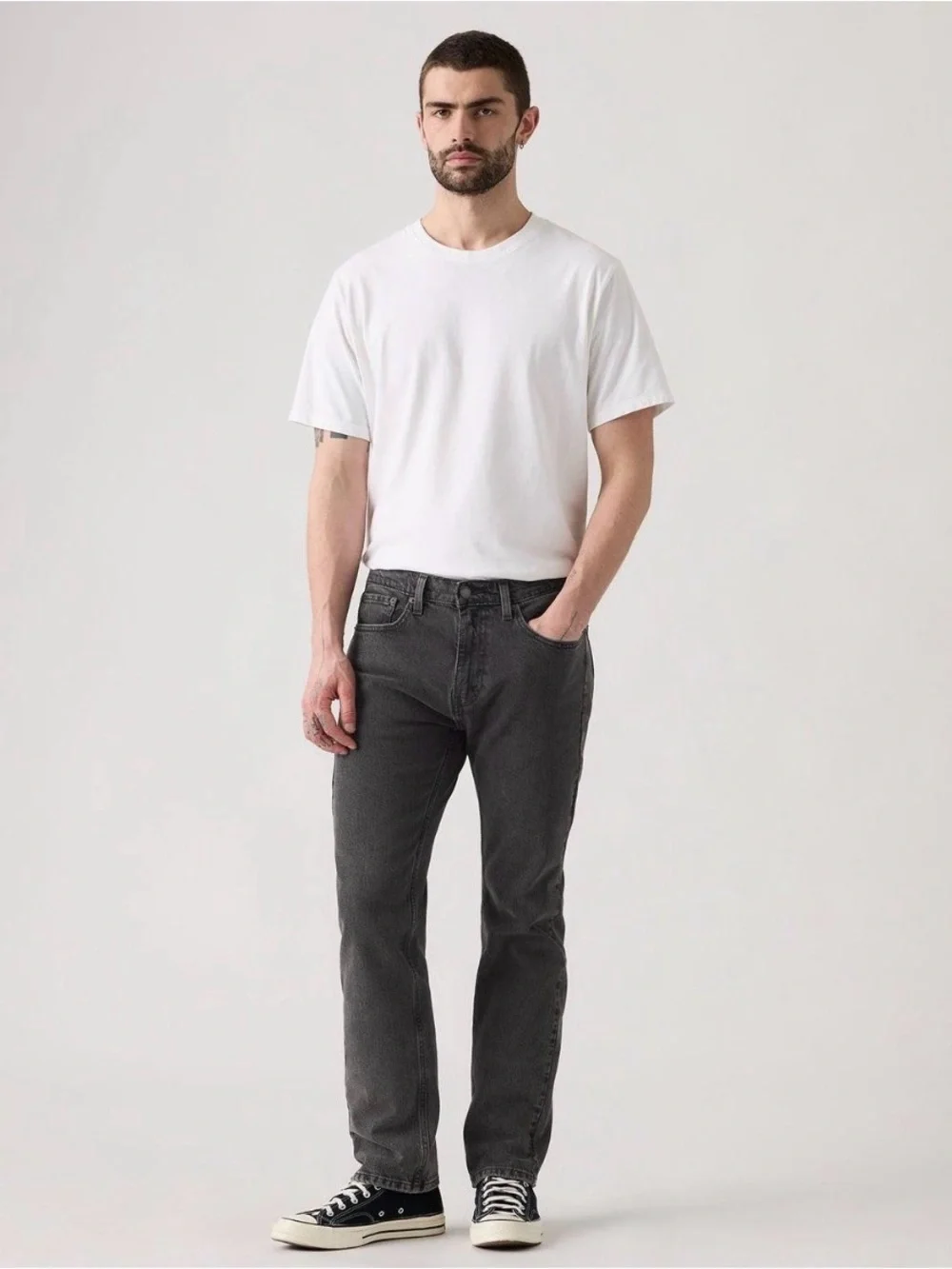 Vintage Levi’s 505 Black Jeans Men’s 36x30 Regular Fit Straight Leg Made in Mex